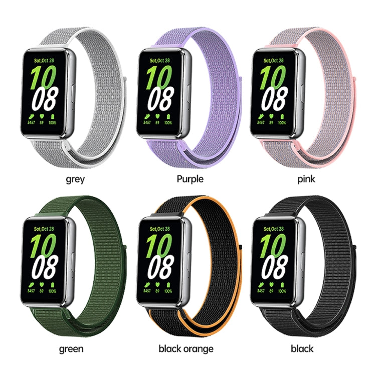 Woven Nylon Loop Watch Band, For Samsung Galaxy Fit 3