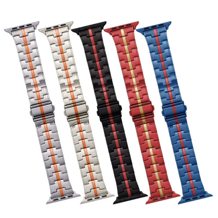 Stainless Steel Watch Band, For Apple Watch Series 6 44mm, For Apple Watch Series 5 44mm, For Apple Watch Series 5 40mm