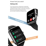 QS11 1.91 inch BT5.2 Smart Sport Watch, Support Sleep / Heart Rate / Blood Oxygen / Blood Pressure Health Monitor