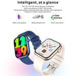 QX7 Pro 2,0 Zoll BT5.2 Smartwatch, unterstützt Bluetooth-Anrufe / Schlafüberwachung / Blutzuckermessung / Blutsauerstoffmessung / Temperaturmessung / Herzfrequenzmessung / Blutdruckmessung