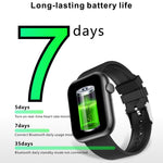 QX7 Pro 2,0 Zoll BT5.2 Smartwatch, unterstützt Bluetooth-Anrufe / Schlafüberwachung / Blutzuckermessung / Blutsauerstoffmessung / Temperaturmessung / Herzfrequenzmessung / Blutdruckmessung