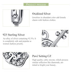 S925 Pure Silver Violin With Zircon DIY Pendant Accessories