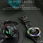 C22 1,6 Zoll Rundbildschirm Bluetooth Smartwatch, unterstützt Gesundheitsüberwachung und 24 Sportmodi