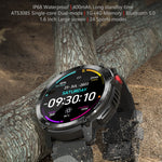 C22 1,6 Zoll Rundbildschirm Bluetooth Smartwatch, unterstützt Gesundheitsüberwachung und 24 Sportmodi