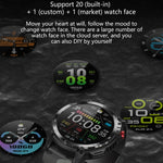 C22 1,6 Zoll Rundbildschirm Bluetooth Smartwatch, unterstützt Gesundheitsüberwachung und 24 Sportmodi