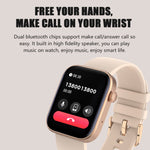 P43 Bluetooth-Smartwatch mit 1,8-Zoll-TFT-Bildschirm, unterstützt Herzfrequenzmessung und über 100 Sportmodi