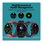 S22 Air Pump Blood Pressure Testing ECG Health Smart Watch, 1.39 inch Round Screen