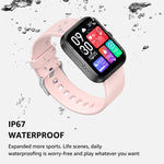 GTS5 2.0 inch Fitness Health Smart Watch, BT Call / Heart Rate / Blood Pressure / MET / Blood Glucose