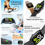 GTS7 2.0 inch Fitness Health Smart Watch, BT Call / Heart Rate / Blood Pressure / MET