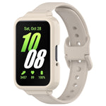 Half Coverage PC Watch Case + Silicone Watch Band Set, For Samsung Galaxy Fit 3