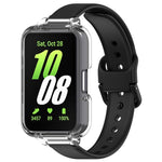 Half Coverage PC Watch Case + Silicone Watch Band Set, For Samsung Galaxy Fit 3