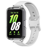 Half Coverage PC Watch Case + Silicone Watch Band Set, For Samsung Galaxy Fit 3