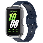 Half Coverage PC Watch Case + Silicone Watch Band Set, For Samsung Galaxy Fit 3