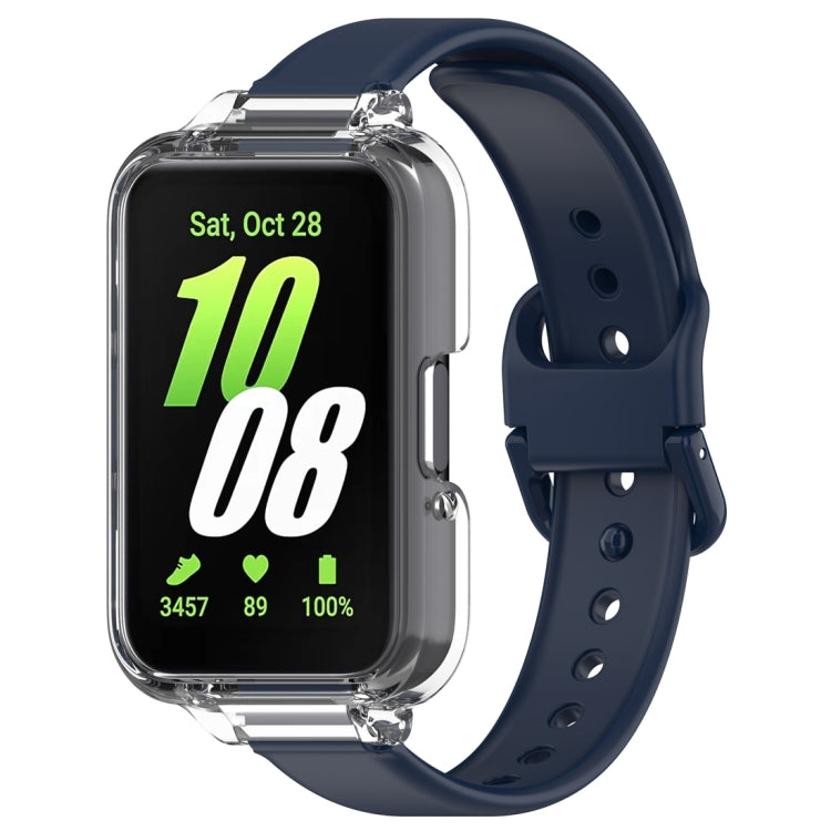 Half Coverage PC Watch Case + Silicone Watch Band Set, For Samsung Galaxy Fit 3