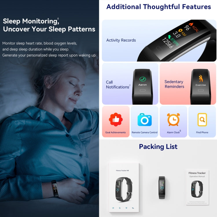 S5-4 Smart Bracelet IP68 Waterproof Heart Rate Sport Fitness Tracker Smart Watch