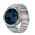 AK59 1.43 inch AMLOED Round Screen Steel Strap Smart Watch