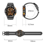 AK59 1.43 inch AMLOED Round Screen Steel Strap Smart Watch