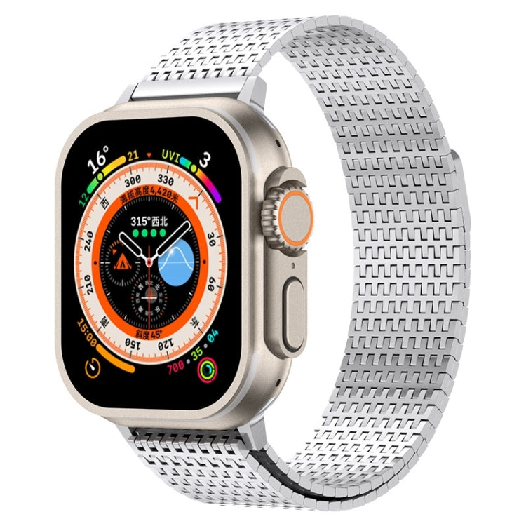 Milanese Loop Magnetic Clasp Stainless Steel Watch Band, For Apple Watch SE 40mm, For Apple Watch SE 44mm, For Apple Watch Series 6 40mm, For Apple Watch Series 6 44mm, For Apple Watch Series 5 44mm, For Apple Watch Series 5 40mm                       ...