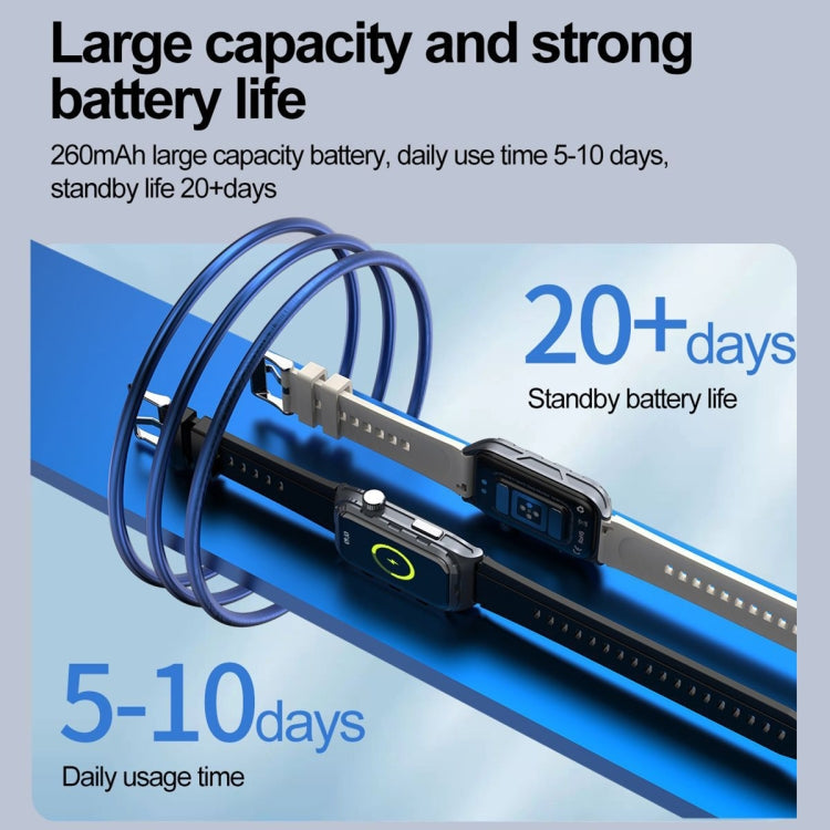 TK79 1.47 inch IP68 Waterproof Smart Watch, Support ECG / Blood Glucose / Blood Oxygen Monitoring / Uric Acid