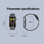 TK79 1.47 inch IP68 Waterproof Smart Watch, Support ECG / Blood Glucose / Blood Oxygen Monitoring / Uric Acid
