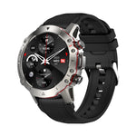 ELF3 1.39 inch TFT Round Screen Outdoor Silicone Strap Smart Watch Supports Blood Oxygen Monitoring