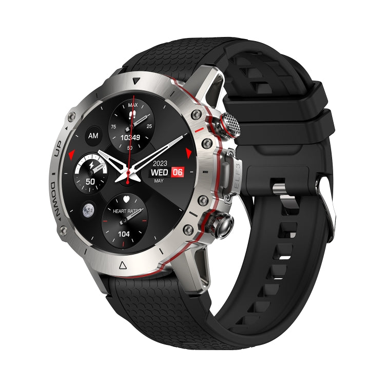 ELF3 1.39 inch TFT Round Screen Outdoor Silicone Strap Smart Watch Supports Blood Oxygen Monitoring