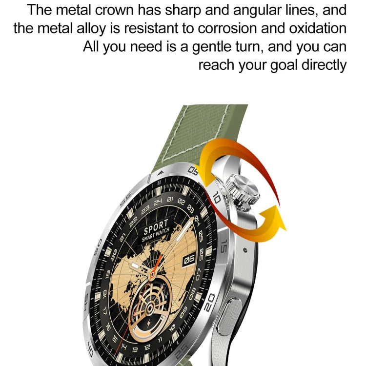 LEMFO HK4 Smartwatch mit 1,43 Zoll AMOLED-Rundbildschirm und Unterstützung für Bluetooth-Anrufe