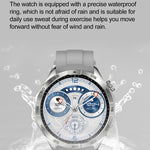 LEMFO HK4 Smartwatch mit 1,43 Zoll AMOLED-Rundbildschirm und Unterstützung für Bluetooth-Anrufe