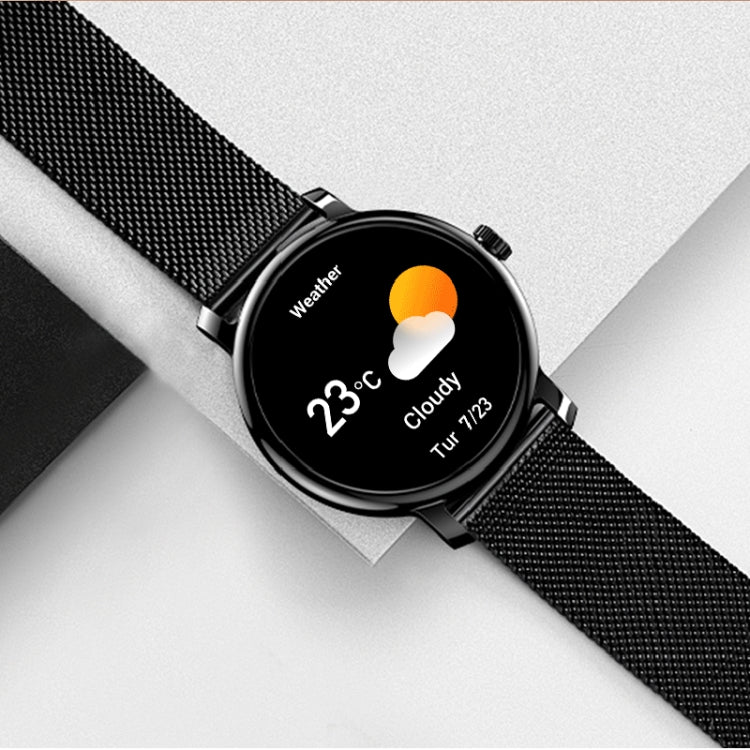 LEMFO LF35 Smartwatch mit 1,43 Zoll AMOLED-Runddisplay und Edelstahlarmband unterstützt Blutsauerstoffmessung