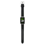Pointed Tail Genuine Leather Watch Band, For Samsung Galaxy Fit 3
