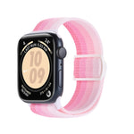 سوار ساعة نايلون بقفل كبس بنمط ألياف الكربون، لساعة Apple Watch SE 2023 مقاس 40 مم، لساعة Apple Watch Ultra 2 مقاس 49 مم، لسلسلة Apple Watch 9 مقاس 45 مم