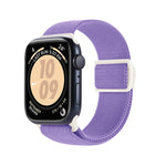 سوار ساعة نايلون بقفل كبس بنمط ألياف الكربون، لساعة Apple Watch SE 2023 مقاس 40 مم، لساعة Apple Watch Ultra 2 مقاس 49 مم، لسلسلة Apple Watch 9 مقاس 45 مم