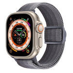 سوار ساعة نايلون بقفل كبس بنمط ألياف الكربون، لساعة Apple Watch SE 2023 مقاس 40 مم، لساعة Apple Watch Ultra 2 مقاس 49 مم، لسلسلة Apple Watch 9 مقاس 45 مم
