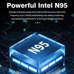 GXMO F152G 15.6 inch Laptop, Windows 11 Intel Alder Lake N95 Quad Core, Support Fingerprint Unlock, 16GB+512GB