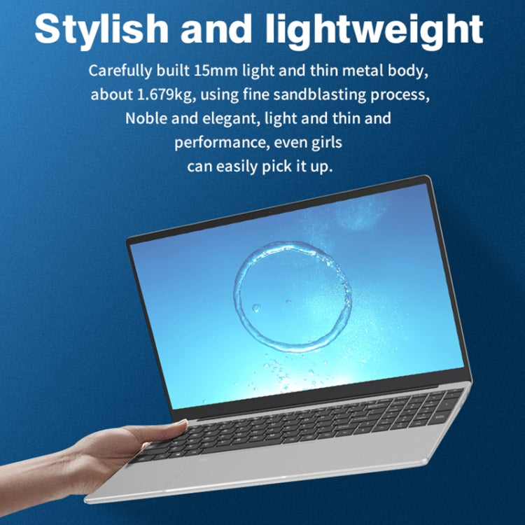 GXMO F152G 15.6 inch Laptop, Windows 11 Intel Alder Lake N95 Quad Core, Support Fingerprint Unlock, 16GB+512GB