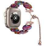 Resin Retractable Chain Watch Band, For Apple Watch Ultra 2 49mm, For Apple Watch Series 9 45mm