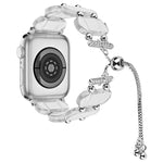 Resin Retractable Chain Watch Band, For Apple Watch Ultra 2 49mm, For Apple Watch Series 9 45mm