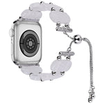 Resin Retractable Chain Watch Band, For Apple Watch Series 8 41mm, For Apple Watch Series 8 45mm