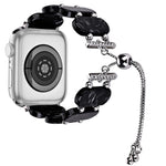 Resin Retractable Chain Watch Band, For Apple Watch Series 8 41mm, For Apple Watch Series 8 45mm