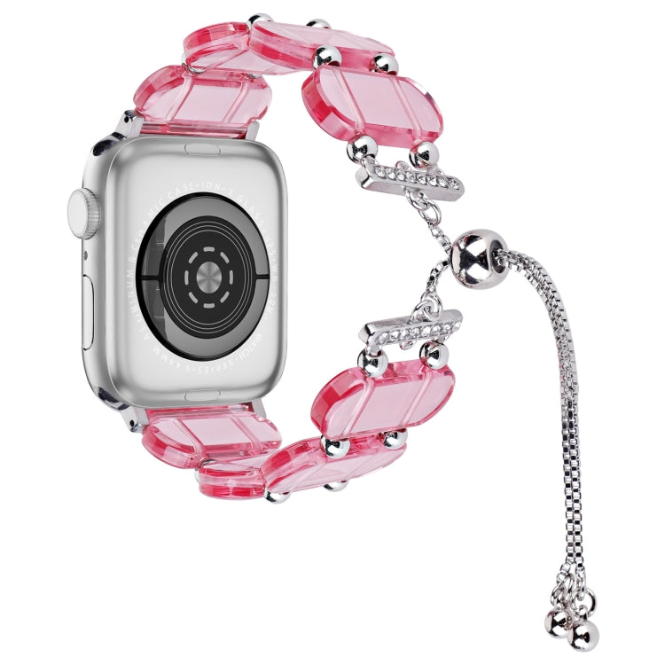 Resin Retractable Chain Watch Band, For Apple Watch Series 5 44mm, For Apple Watch Series 5 40mm