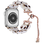 Resin Retractable Chain Watch Band, For Apple Watch Series 2 42mm, For Apple Watch Series 2 38mm