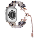 Resin Retractable Chain Watch Band, For Apple Watch 42mm, For Apple Watch 38mm