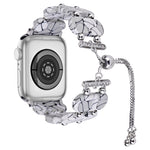 Resin Retractable Chain Watch Band, For Apple Watch 42mm, For Apple Watch 38mm