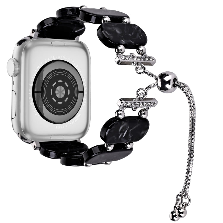 Resin Retractable Chain Watch Band, For Apple Watch 42mm, For Apple Watch 38mm