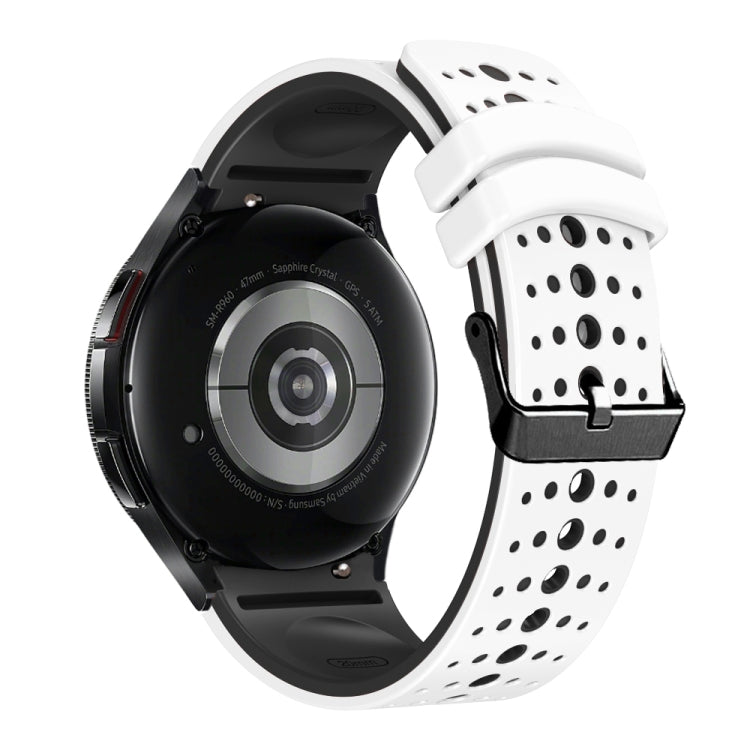 Two Color Silicone Watch Band, For Samsung Galaxy Watch 6