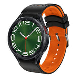 Two Color Silicone Watch Band, For Samsung Galaxy Watch 6