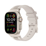 Loners Liquid Silicone Watch Band, For Apple Watch SE 2023 44mm, For Apple Watch Ultra 2 49mm, For Apple Watch Series 9 45mm