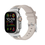 Loners Liquid Silicone Watch Band, For Apple Watch SE 2023 44mm, For Apple Watch Ultra 2 49mm, For Apple Watch Series 9 45mm