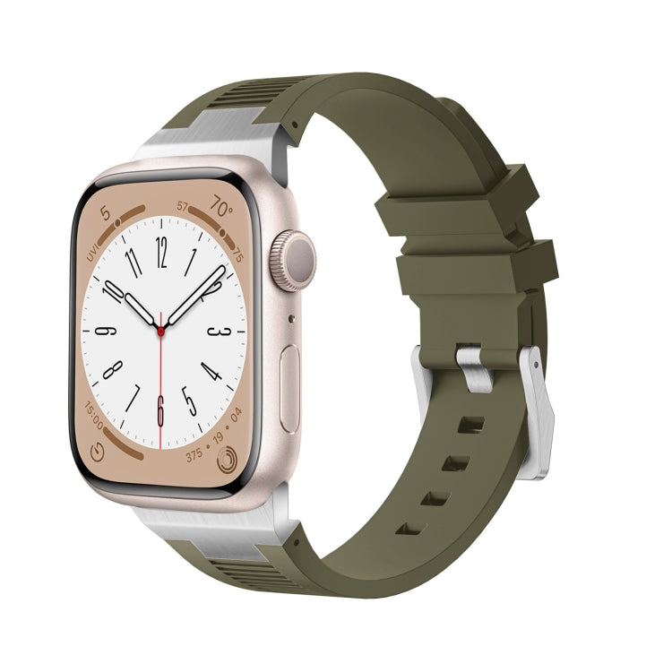 Loners Liquid Silicone Watch Band, For Apple Watch SE 2023 44mm, For Apple Watch Ultra 2 49mm, For Apple Watch Series 9 45mm