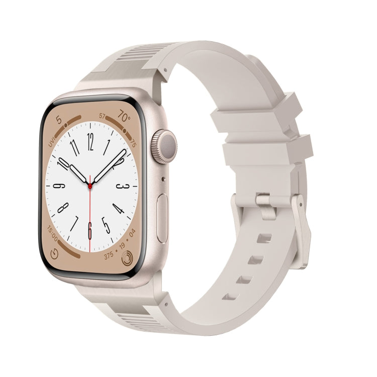 Loners Liquid Silicone Watch Band, For Apple Watch Series 5 44mm, For Apple Watch Series 4 44mm, For Apple Watch Series 3 42mm